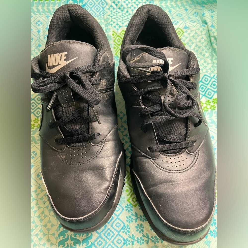 Nike Men's Black Athletic Shoes with White Swoosh golf Nike Durasport 4 - Picture 3 of 6